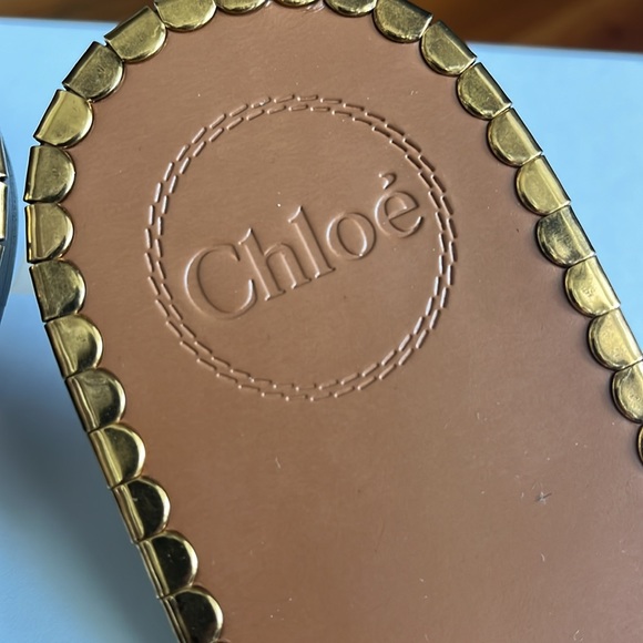 Chloe idol faux shearling slide sandal, NEW - Picture 7 of 17